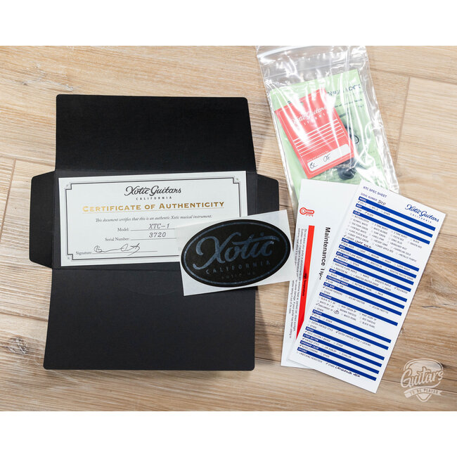 Xotic XTC-1 Alder T-Style w/ Roasted Flame Maple Neck & Rosewood – Lime Gold