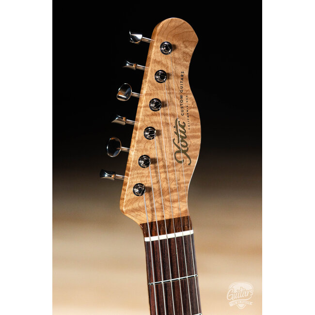 Xotic XTC-1 Alder T-Style w/ Roasted Flame Maple Neck & Rosewood – Lime Gold