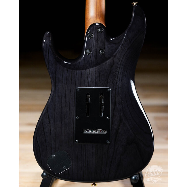 Ibanez AZ2204AG Prestige HSS Guitar w/Case - Transparent Gray Burst