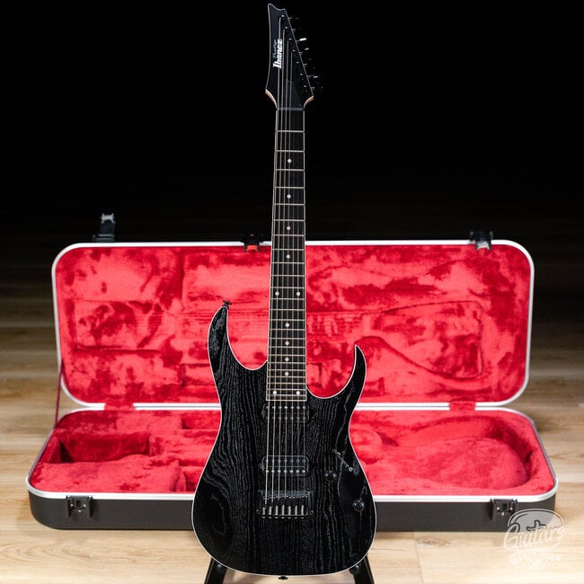Ibanez RGR762AHBF Prestige 7str Electric Guitar w/Case - Weathered Black