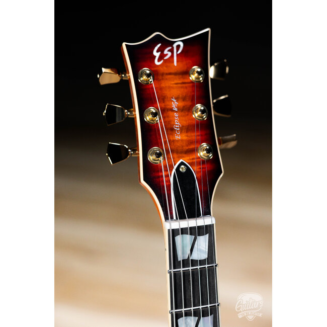 ESP USA Eclipse Full Thickness w/ Seymour Duncans – Tiger Eye Sunburst