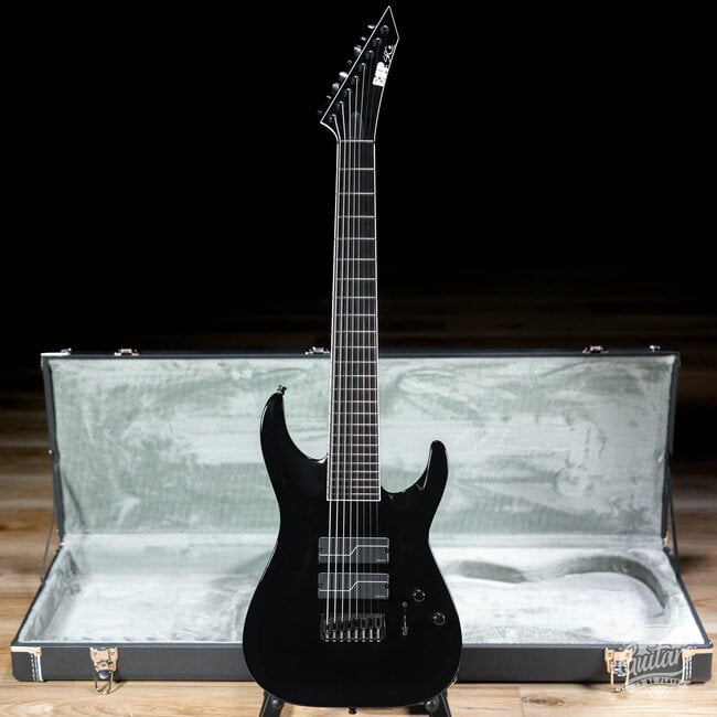 ESP Stef B-8 Stephen Carpenter 8-String Baritone Guitar w/ Case – Black