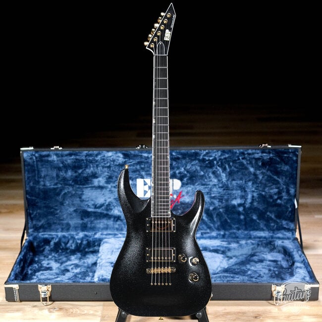 ESP USA Horizon II Seymour Duncan Guitar w/ Case – Sapphire Black Metallic