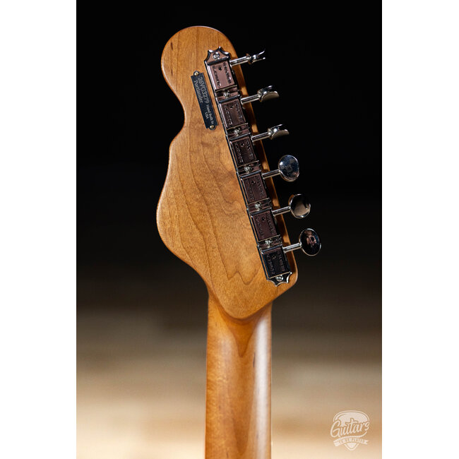 Veritas Portlander Bigsby w/ BearCats, Roasted Maple & RW Neck – Land Rover Blue