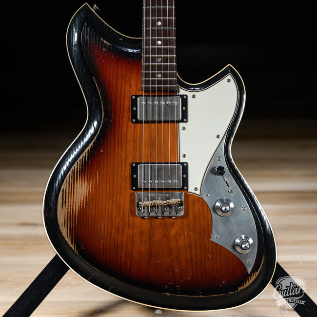 Novo Custom Serus TC Tempered Pine Guitar w/ Fralin Pure PAF’s – Firebird Burst