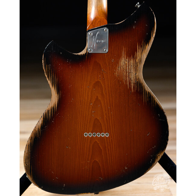 Novo Custom Serus TC Tempered Pine Guitar w/ Fralin Pure PAF’s – Firebird Burst