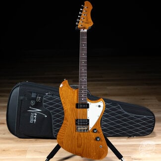 Novo Novo Custom Voltur V2 Staple P-90/Humbucker Guitar – Amber