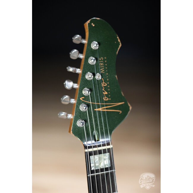 Novo Custom Miris H2 Semi-Hollow w/ Fralin Pure PAF's & Ebony – Cadillac Green