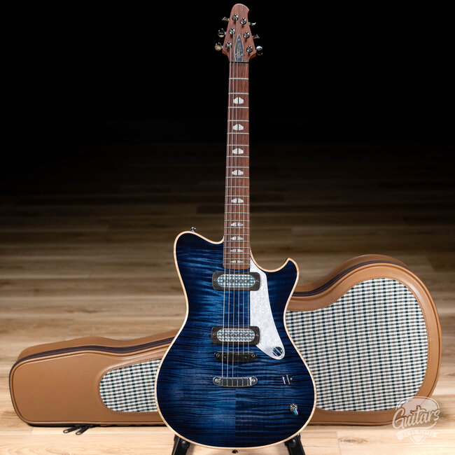Powers Electric A-Type Select Maple Full Faraday Hard Tail – Twilight Blue