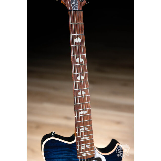 Powers Electric A-Type Select Maple Full Faraday Hard Tail – Twilight Blue