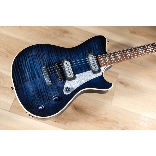 Powers Electric A-Type Select Maple Full Faraday Hard Tail – Twilight Blue