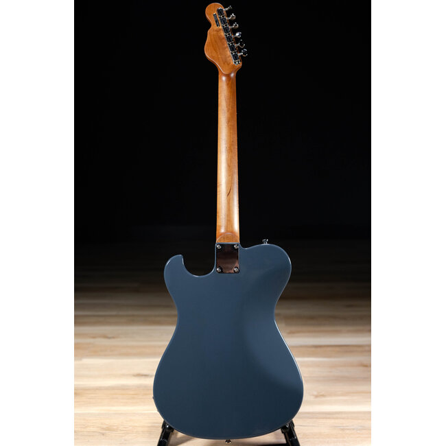 Veritas Portlander Bigsby w/ BearCats, Roasted Maple & RW Neck – Land Rover Blue