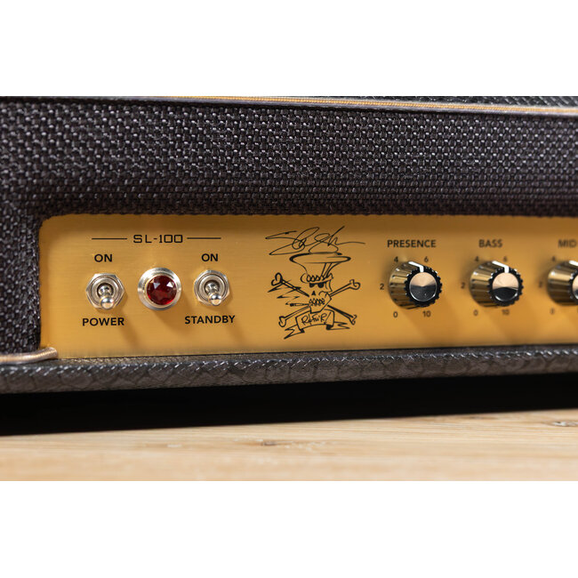 Magnatone SL-100 Slash Signature 100W  Tube Amp Head – Purple Python