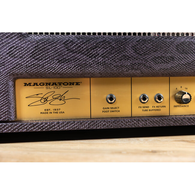 Magnatone SL-100 Slash Signature 100W  Tube Amp Head – Purple Python