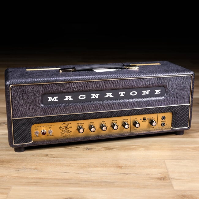 Magnatone Super Fifty-Nine M-80 45-Watt Tube Amp Head – Slash Purple Python