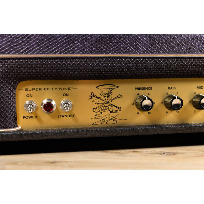 Magnatone Super Fifty-Nine M-80 45-Watt Tube Amp Head – Slash Purple Python