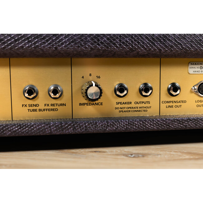 Magnatone Super Fifty-Nine M-80 45-Watt Tube Amp Head – Slash Purple Python