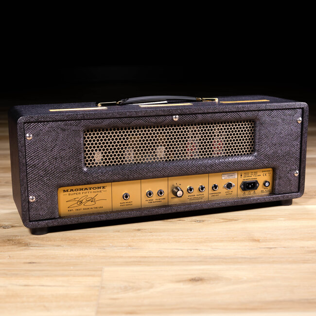 Magnatone Super Fifty-Nine M-80 45-Watt Tube Amp Head – Slash Purple Python