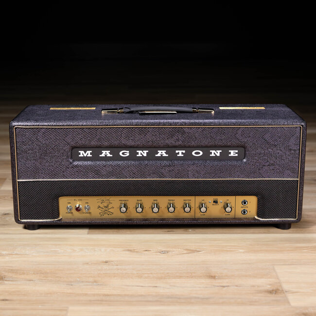 Magnatone SL-100 Slash Signature 100W  Tube Amp Head – Purple Python