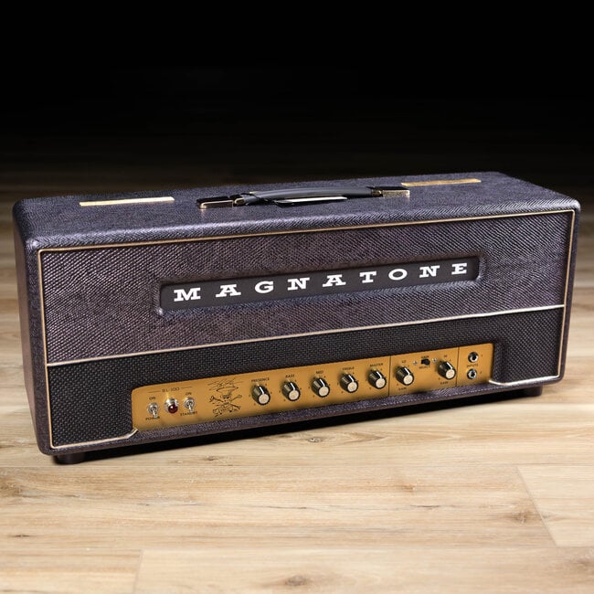 Magnatone SL-100 Slash Signature 100W  Tube Amp Head – Purple Python