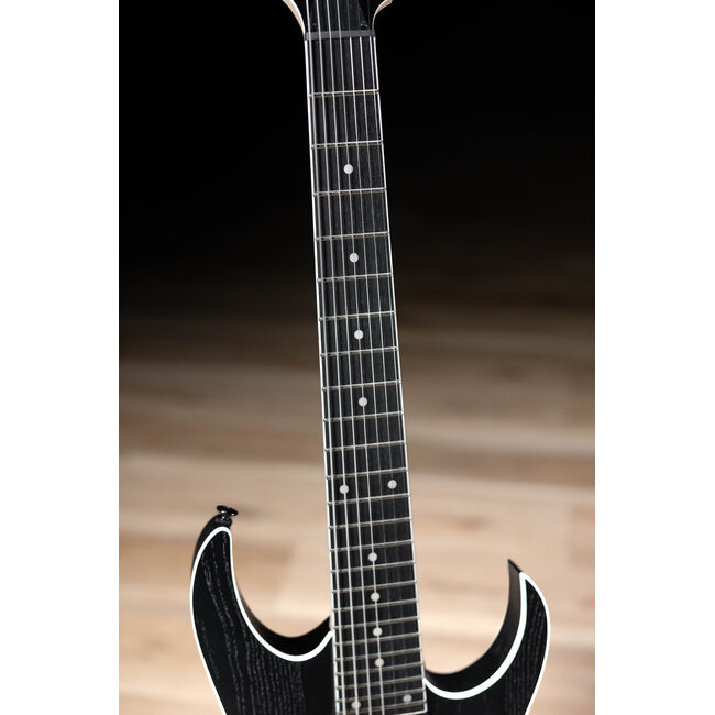 Ibanez RGR762AHBF Prestige 7-String Guitar w/ Case – Weathered Black