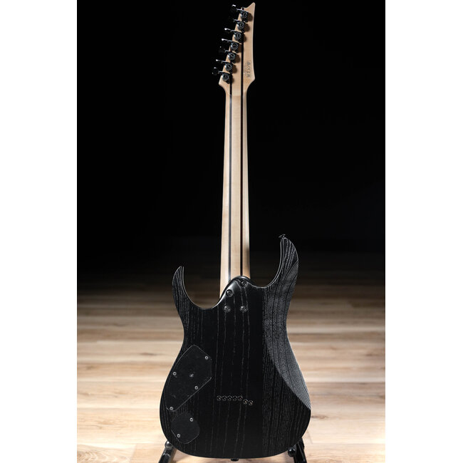 Ibanez RGR762AHBF Prestige 7-String Guitar w/ Case – Weathered Black