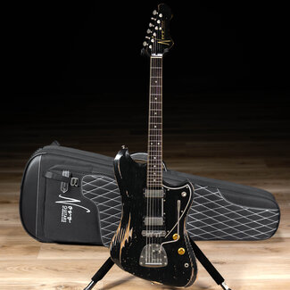 Novo Novo Custom Voltur J w/ Lollar Firebirds – Bull Black