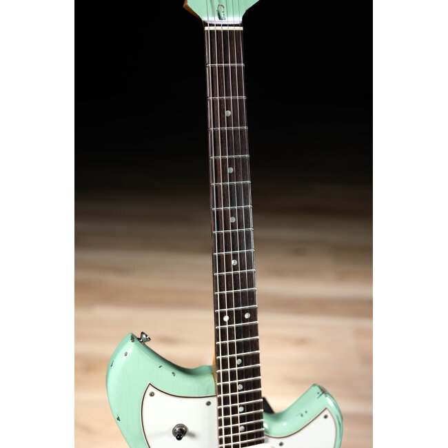 Novo Dealer Limited Nucleus Serus J Guitar – Surf Green over ‘64 3-Tone Burst