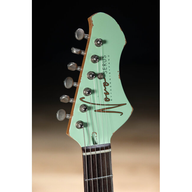Novo Dealer Limited Nucleus Serus J Guitar – Surf Green over ‘64 3-Tone Burst
