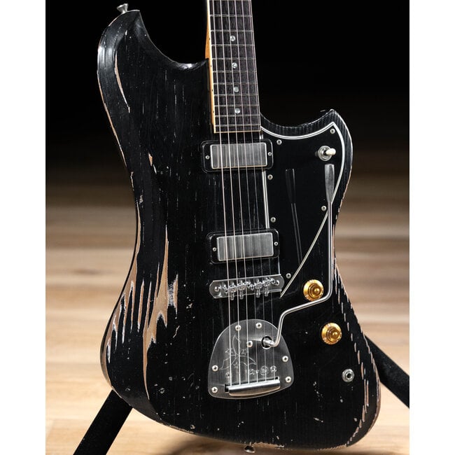 Novo Custom Voltur J w/ Lollar Firebirds – Bull Black