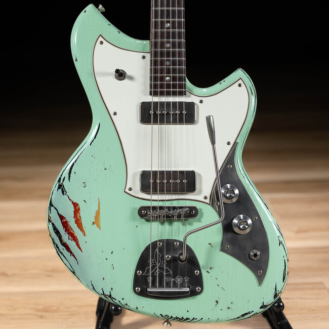 Novo Dealer Limited Nucleus Serus J Guitar – Surf Green over ‘64 3-Tone Burst