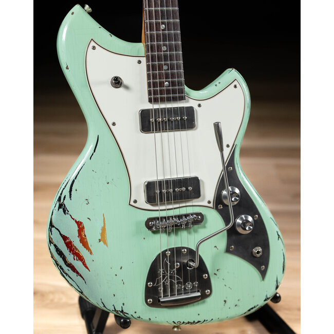 Novo Dealer Limited Nucleus Serus J Guitar – Surf Green over ‘64 3-Tone Burst