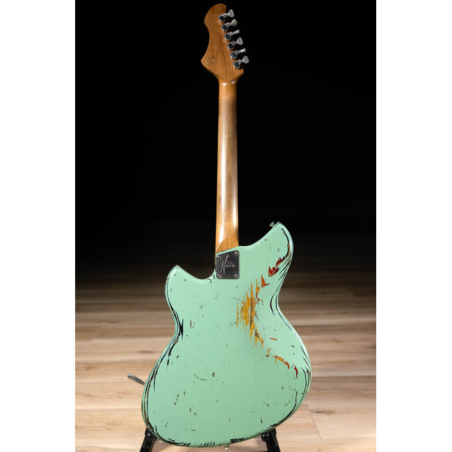 Novo Dealer Limited Nucleus Serus J Guitar – Surf Green over ‘64 3-Tone Burst