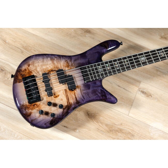 Spector Euro 5 CST 5-String EMG Bass – Natural Violet Burst Gloss