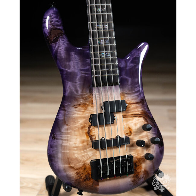 Spector Euro 5 CST 5-String EMG Bass – Natural Violet Burst Gloss