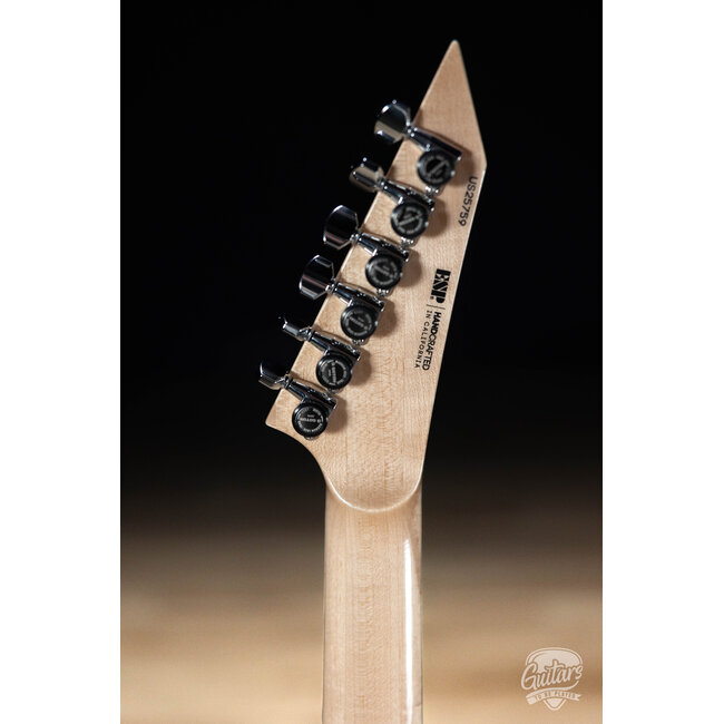 ESP USA M-II NTB Neck Thru Floyd Rose w/ Seymour Duncans –Ghost Flame