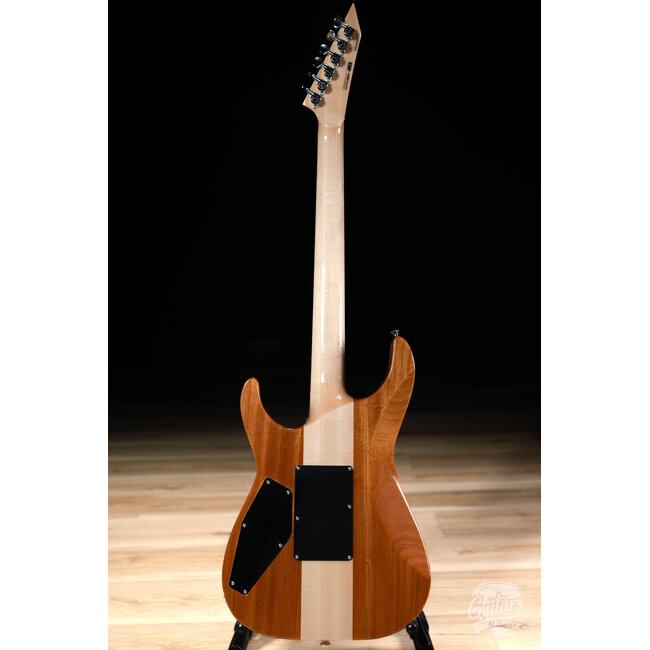 ESP USA M-II NTB Neck Thru Floyd Rose w/ Seymour Duncans –Ghost Flame