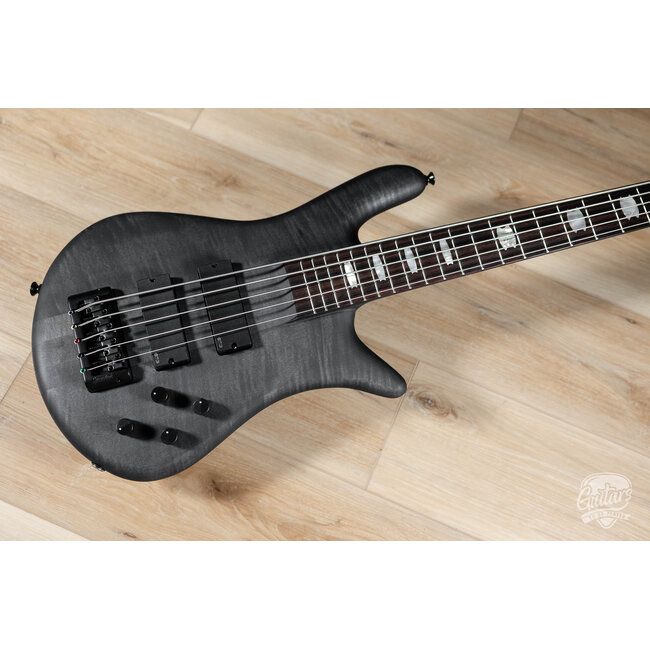 Spector Euro 5 LX Neck-Thru 5-String EMG Bass – Trans Black Stain Matte