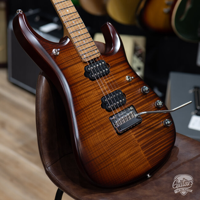 2023 Ernie Ball Music Man JP15 6 John Petrucci Signature w/ Case – Sahara Burst