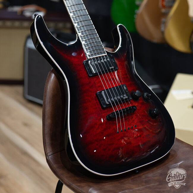 ESP E-II Horizon NT-II EMG w/ Case – See Thru Black Cherry Sunburst (B-stock)