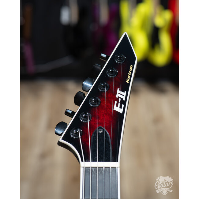 ESP E-II Horizon NT-II EMG w/ Case – See Thru Black Cherry Sunburst (B-stock)