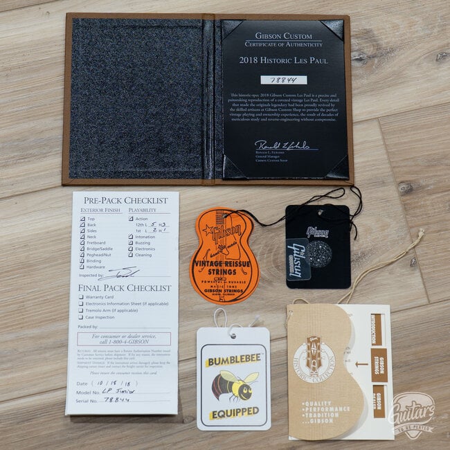 2018 Gibson Custom Shop '57 Les Paul Jr. – Gold