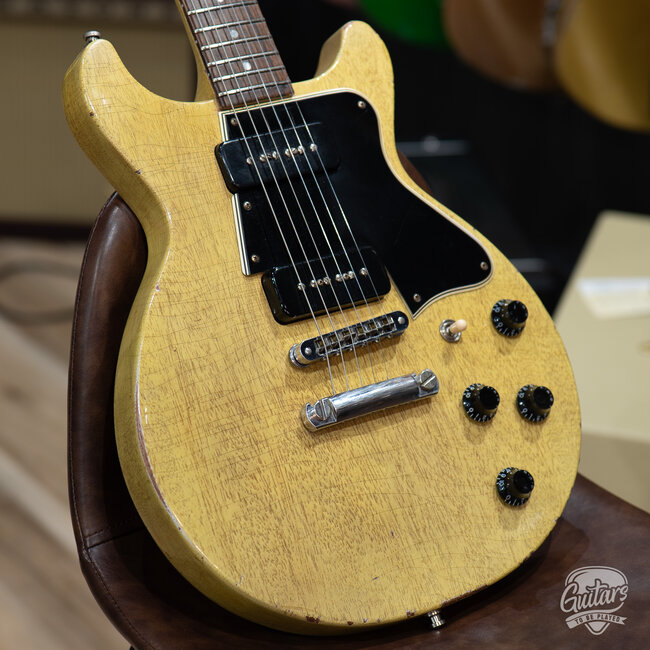 2003 Gibson Les Paul Special Double Cut w/ Case - TV Yellow (Refinished)