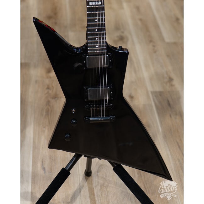 ESP E-II EX NT Left-Handed EMG Electric Guitar w/ Case – Black (B-stock)
