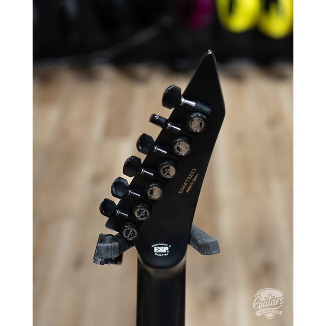 ESP E-II EX NT Left-Handed EMG Electric Guitar w/ Case – Black (B-stock)