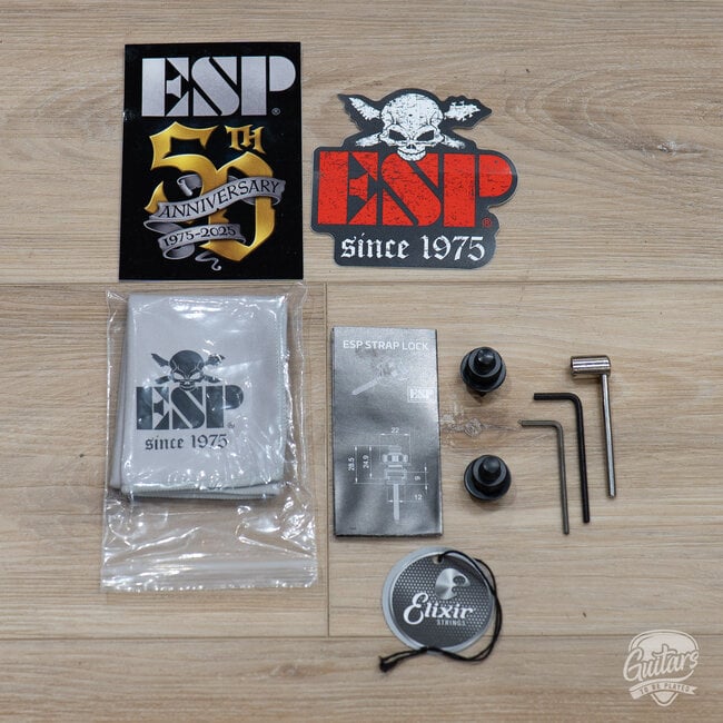 ESP E-II Horizon FR Floyd Rose Guitar w/ Case – Reindeer Blue (B-stock)