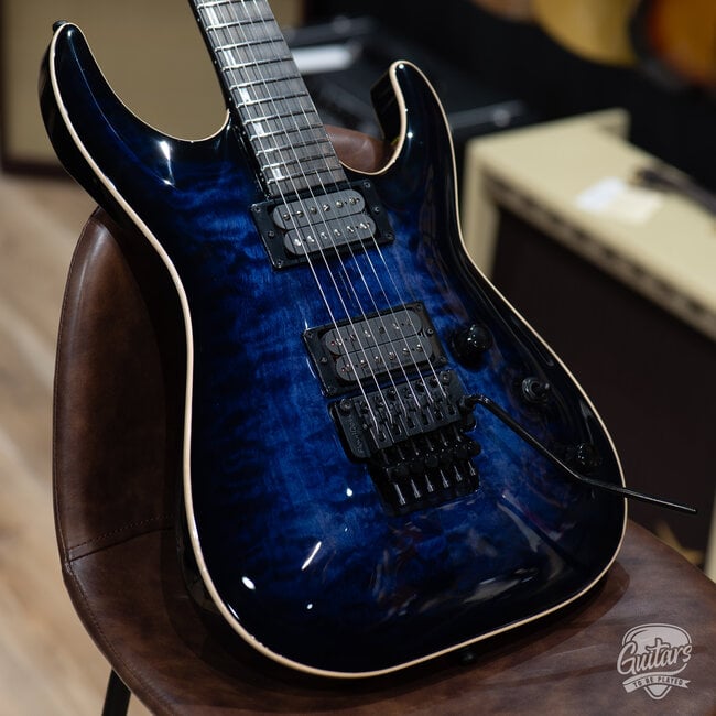 ESP E-II Horizon FR Floyd Rose Guitar w/ Case – Reindeer Blue (B-stock)
