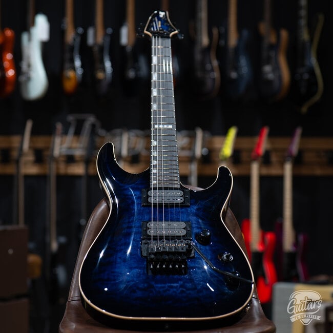 ESP E-II Horizon FR Floyd Rose Guitar w/ Case – Reindeer Blue (B-stock)