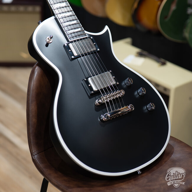 ESP E-II Eclipse BB Bold Binding EMG Guitar w/ Case – Black Satin (B-stock)