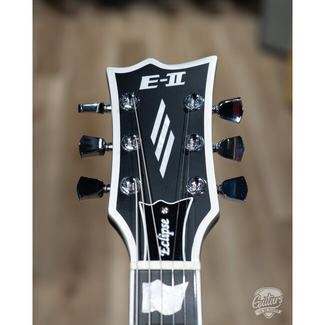 ESP E-II Eclipse BB Bold Binding EMG Guitar w/ Case – Black Satin (B-stock)